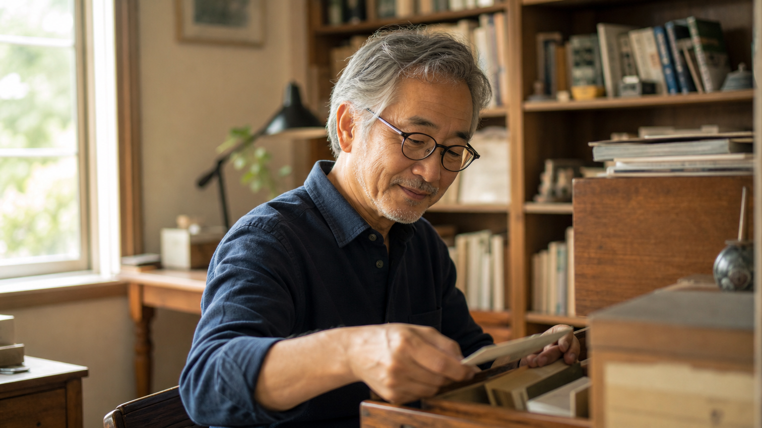 定年退職を機に生前整理を始める60代男性